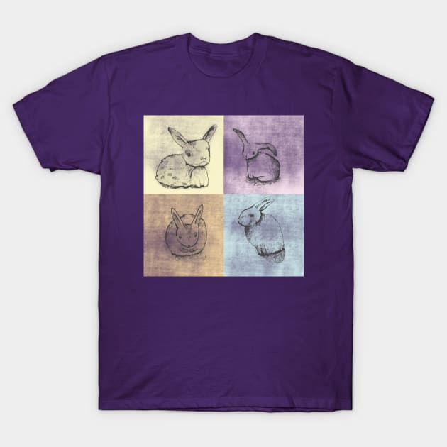 Bunny Tee T-Shirt by brightpaperwerewolves